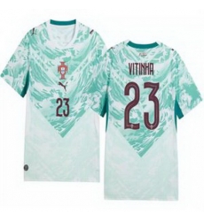 Women 23 Portugal Replica Vitinha Long Sleeve Away Jersey   1