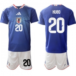 Men Japan 2026 Soccer Jerseys Blue #20 Takefusa Kubo