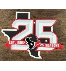 Texans 25 Anniversary Jersey Patch 03 Texans 25 Anniversary Jersey Patch 03