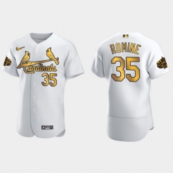 Men St.Louis Cardinals Austin Romine 2022 Mlb All Star Game White Gold Men Jersey