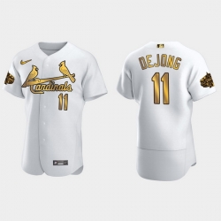 Men St.Louis Cardinals Paul Dejong 2022 Mlb All Star Game White Gold Men Jersey