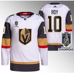 Men Women Youth Vegas Golden Knights #10 Nicolas Roy White 2023 Stanley Cup Champions Stitched Jersey