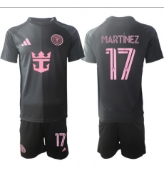 Men Inter Miami CF 2026 Soccer Jerseys Black #17 MARTINEZ