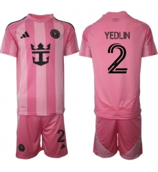 Men Inter Miami CF 2026 Soccer Jerseys Pink #2 YEDLIN