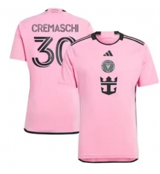 Men's Inter Miami CF Benjamin Cremaschi adidas Pink 2024 2getherness Replica Player Jersey