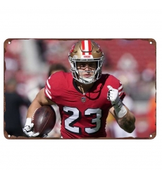 San Francisco 49ers Aluminum Sign Christian McCaffrey 003