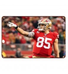 San Francisco 49ers Aluminum Sign George Kittle 007