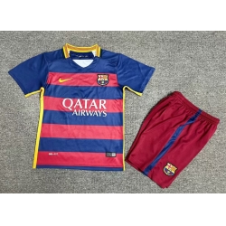 Youth Retro Soccer Jerseys FC Barcelona 15 16