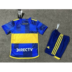 Youth Soccer Jersey Boca Blue Yellow Home