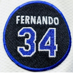 Dodgers Fernando Valenzuela patch Biaog