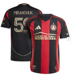 Men's Atlanta United FC Aleksei Miranchuk adidas Black 2025 The Connector Authentic Player Jersey