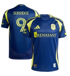 Mens Nashville SC Sam Surridge adidas Navy 2025 The Heart Of Nashville Kit Authentic Player Jersey