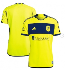 Mens Nashville SC adidas Yellow 2024 The 615 Kit Authentic Jersey