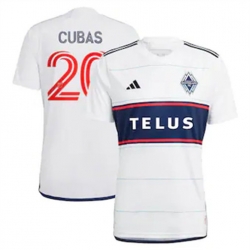 Men Vancouver Whitecaps FC Andres Cubas 2023 24 Home Replica White