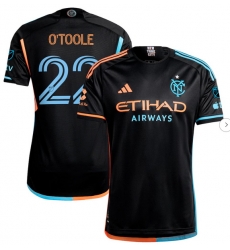 Men's New York City FC Kevin O'Toole adidas Black 2024 24 7 Kit Authentic Player Jersey Men's New York City FC Kevin O'Toole adidas Black 2024 24 7 Kit Authentic Player Jersey