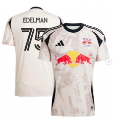 Men New York Red Bulls Daniel Edelman adidas Tan 2025 Stone Kit Replica Player Jersey Men New York Red Bulls Daniel Edelman adidas Tan 2025 Stone Kit Replica Player Jersey
