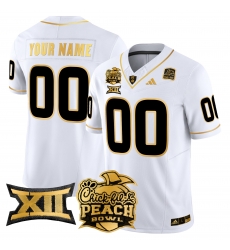 Men Women Youth Arizona State Sun Devils 2025 Peach Bowl Gold Vapor Limited Custom Jersey All Stitched White Gold Men Women Youth Arizona State Sun Devils 2025 Peach Bowl Gold Vapor Limited Custom Jersey All Stitched White Gold