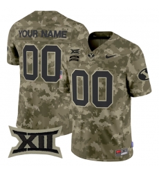 Men Women Youth BYU Cougars 2024 Salute to Service Vapor Limited Custom Jersey All Stitched Olive Camo