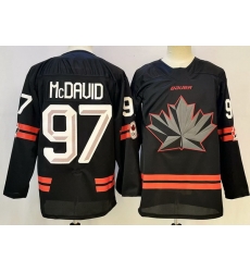 Men Canada Hockey 97 Connor McDavid Black Stitched Jersey