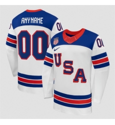 Men USA Active Player Custom White 2026 Stitched Jersey Men USA Active Player Custom White 2026 Stitched Jersey