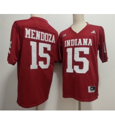 Men Indiana Hoosiers 15 Fernando Mendoza Red Stitched Basketball JerseyS Men Indiana Hoosiers 15 Fernando Mendoza Red Stitched Basketball JerseyS