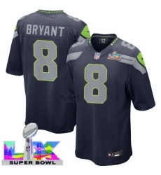 Men Women Youth Seattle Seahawks #8 Coby Bryant 2025 2026 Super Bowl LX F U S E Stitched NFL Jersey Blue Men Women Youth Seattle Seahawks #8 Coby Bryant 2025 2026 Super Bowl LX F U S E Stitched NFL Jersey Blue