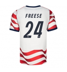 USA 2026 FIFA World Cup Soccer White Jersey Set ( Have Shorts ) Matt Freese #24