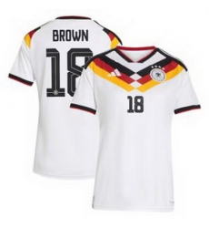 Women 18Nathaniel Brown Germany National Team Jersey   6
