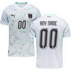 Women 00 Austria Custom World Cup Away Replica Jersey  2
