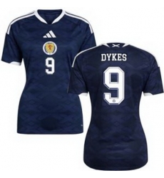 Women 9 Scotland Lyndon Dykes 2026 Home Replica Jersey 2 Women 9 Scotland Lyndon Dykes 2026 Home Replica Jersey 2