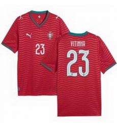 Youth 23 Portugal Vitinha Home Replica Jersey   1