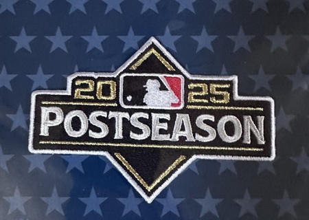 Men Texas Rangers MLB 2025 Postseason Patch Biaog